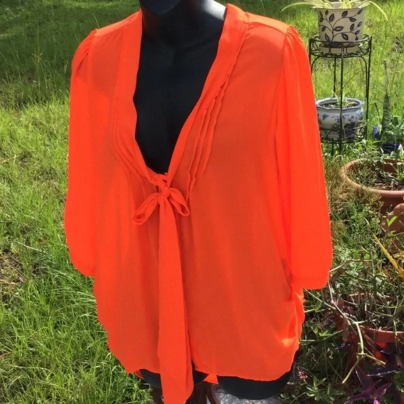 💃NWOT “ Fibraviva” Size XLG Just Way Too Colorful Top Wardrobe Must Have 💃 - Picture 8 of 10